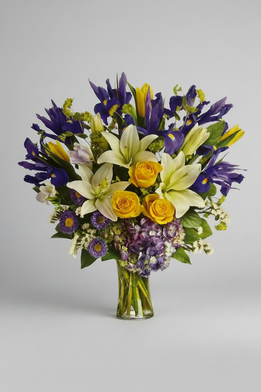 Spring Iris Bouquet